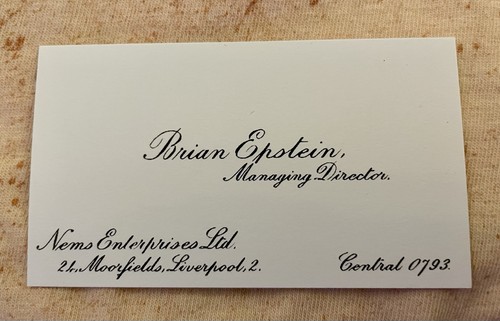 Brian epstein replica business - brian,